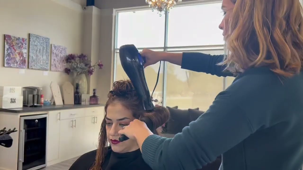Transformative Blowout at Salon Le Volume
