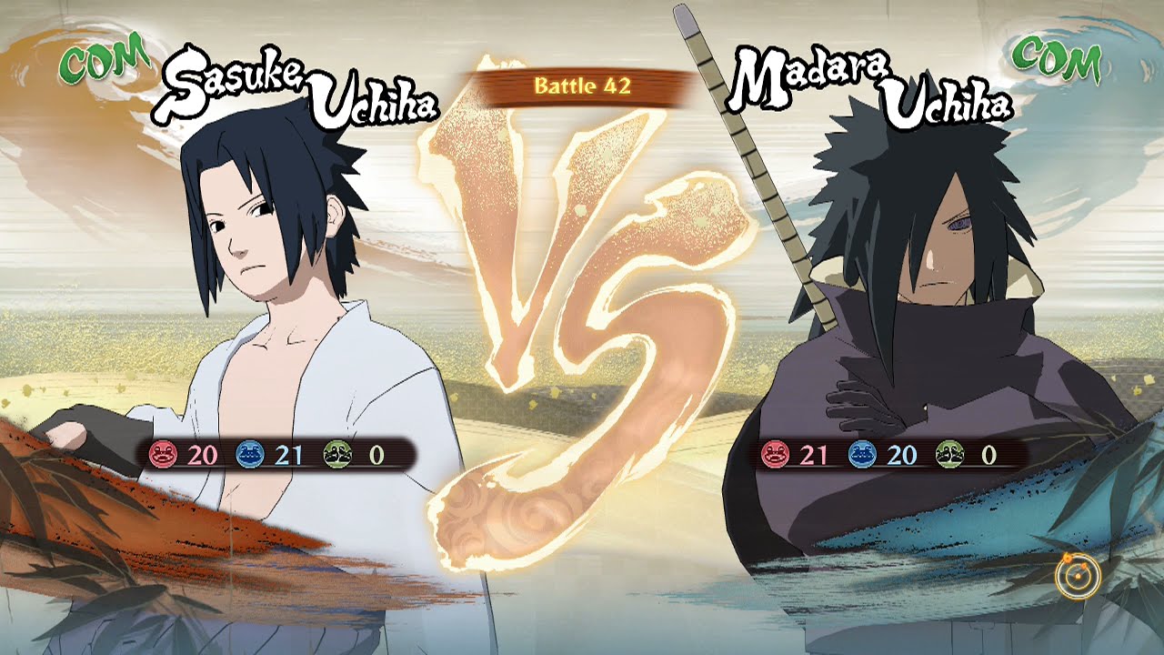 Naruto Shippuden: Ultimate Ninja Storm 4, Sasuke Uchiha VS Madara Uchiha!