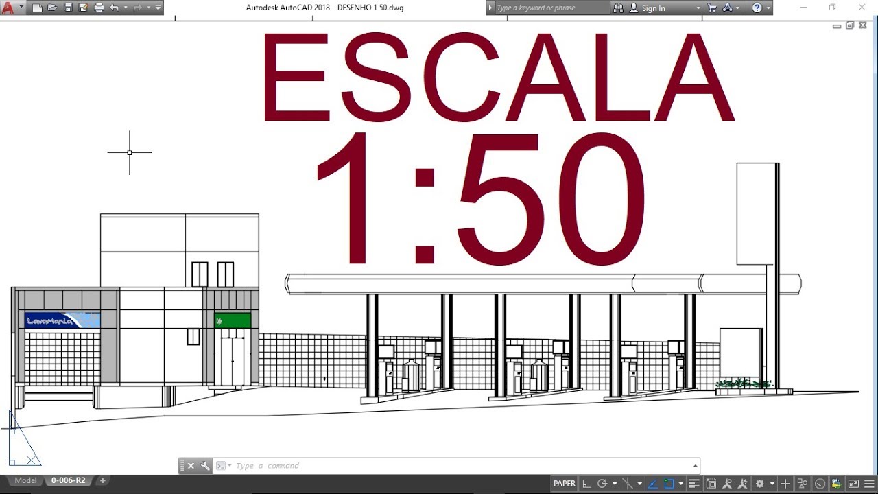 COMO COLOCAR SEU DESENHO NA ESCALA 1:50 NO AUTOCAD / How to set scale in AutoCad