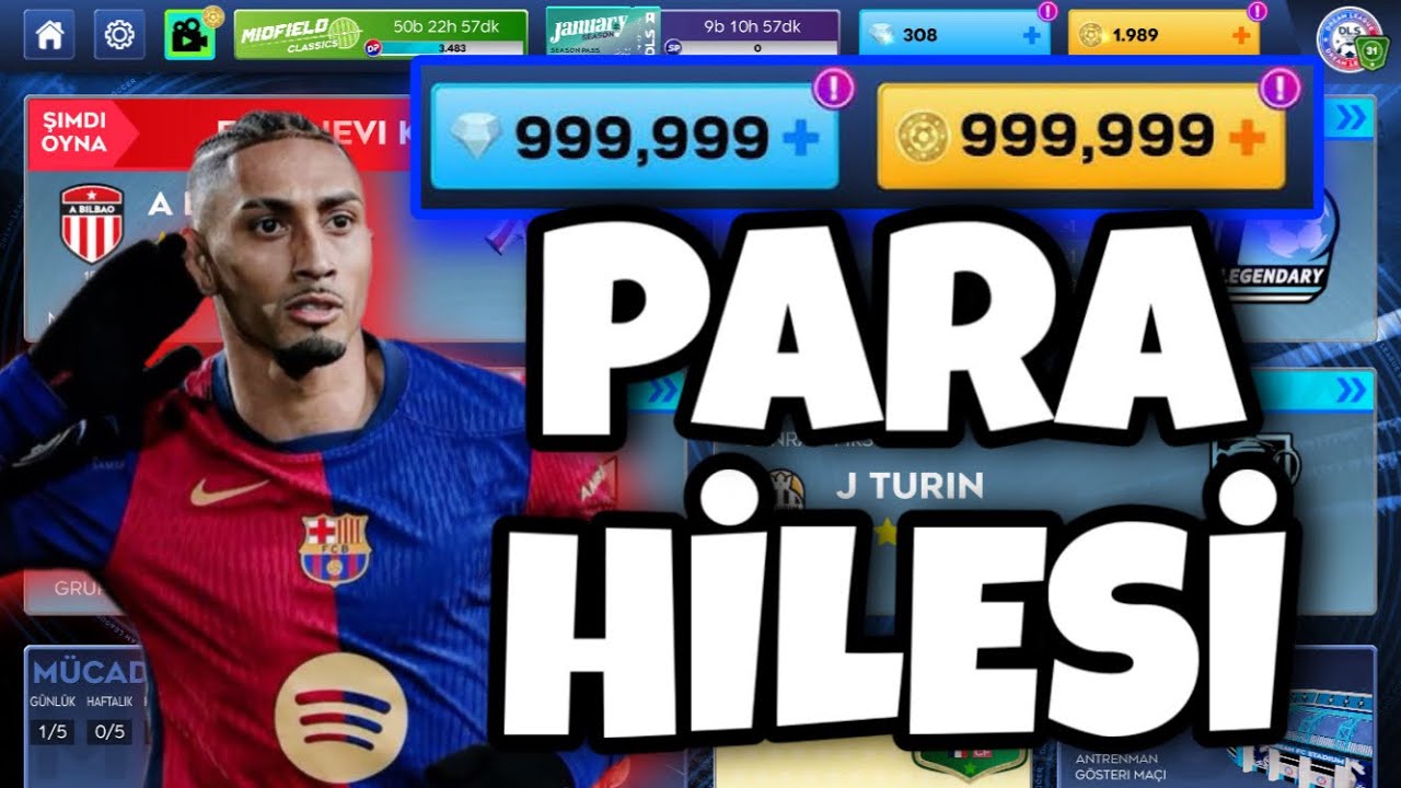 DLS 26 PARA HİLESİ &Ccedil;IKTI! PARA KASMA BUGU NASIL YAPILIR? %100 G&Uuml;NCEL - DREAM LEAGUE SOCCER 2026 !!