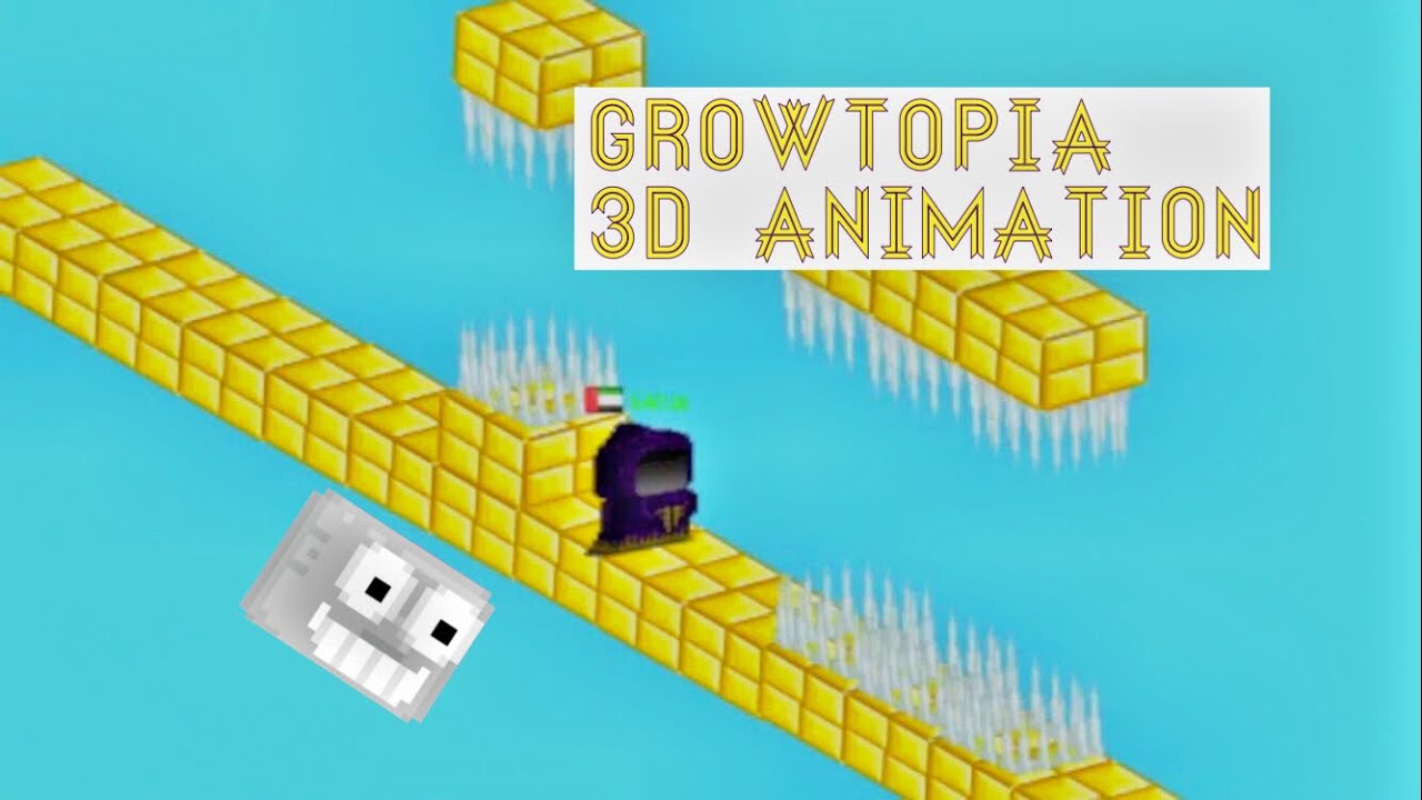 Growtopia 3D animation
