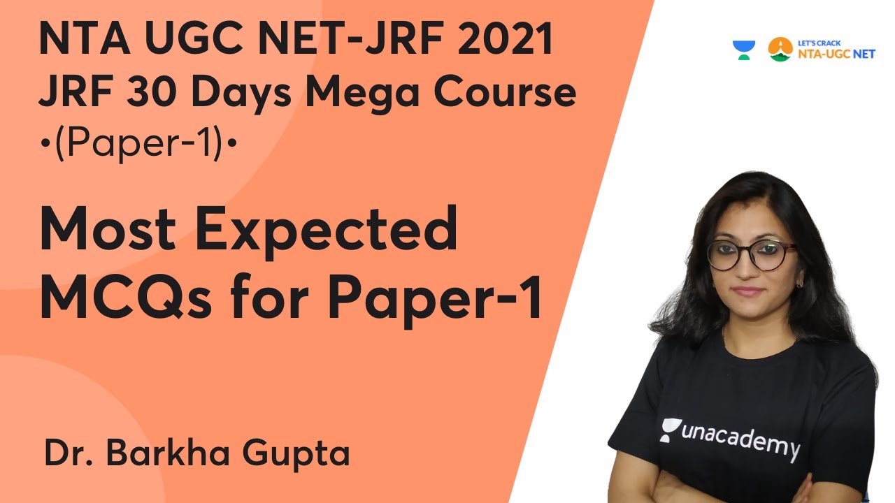 Most Expected MCQs for Paper-1 | Research Aptitude | Dr. Barkha Gupta