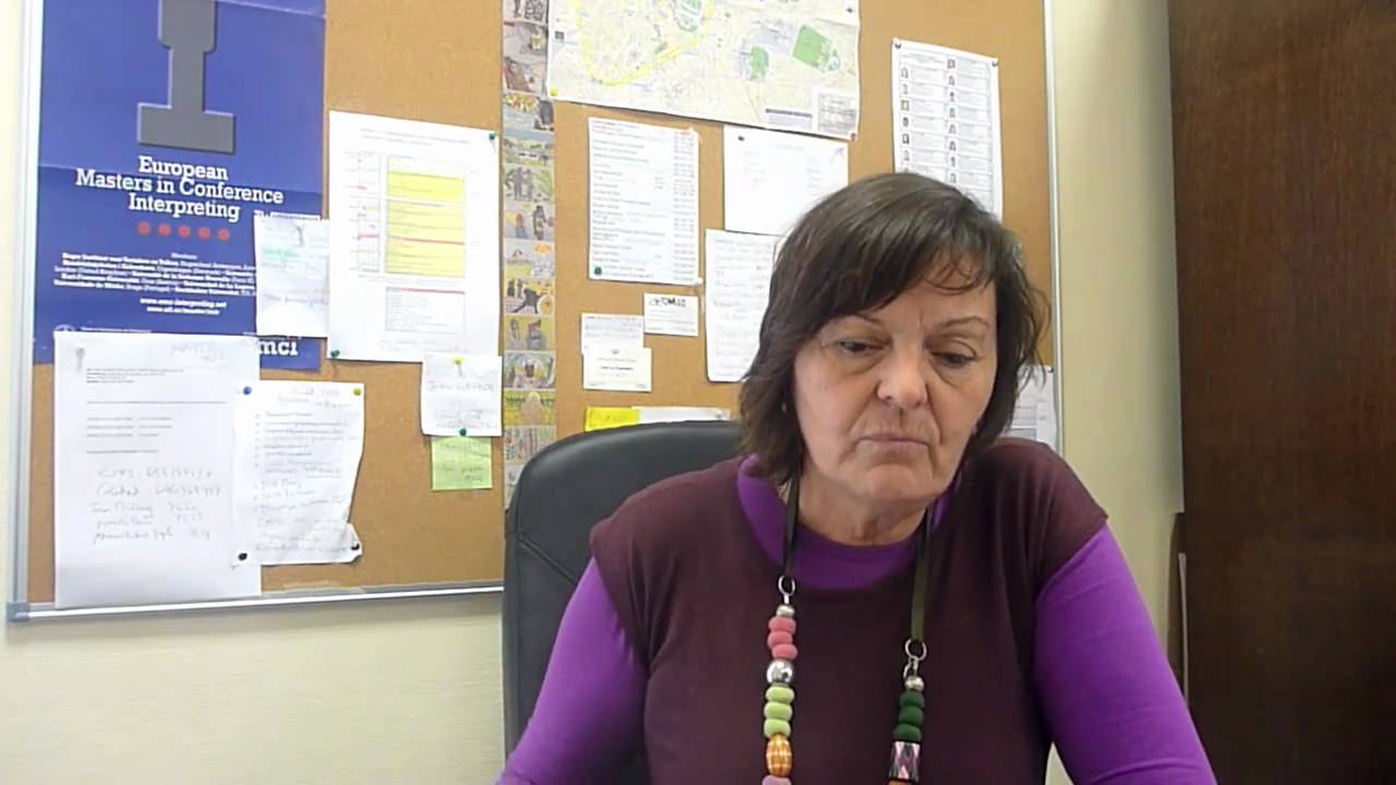L´interprète de conférence