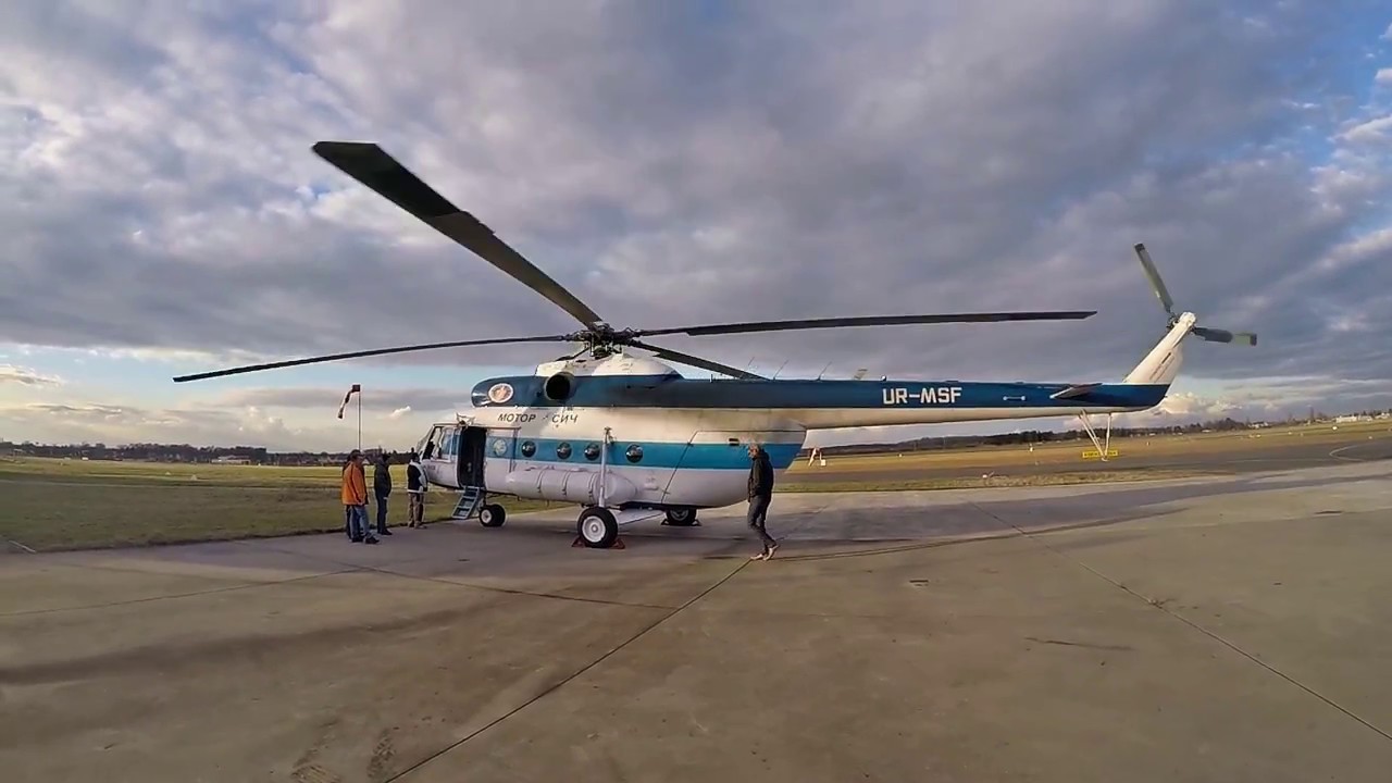 Spezialflug Berlin - aus Mi-8MSB UR-MSF wird OK-MSF
