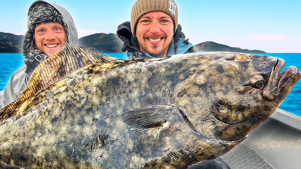 Giant Halibut - Can We Taste The Different To Other Fish? Catch & cook