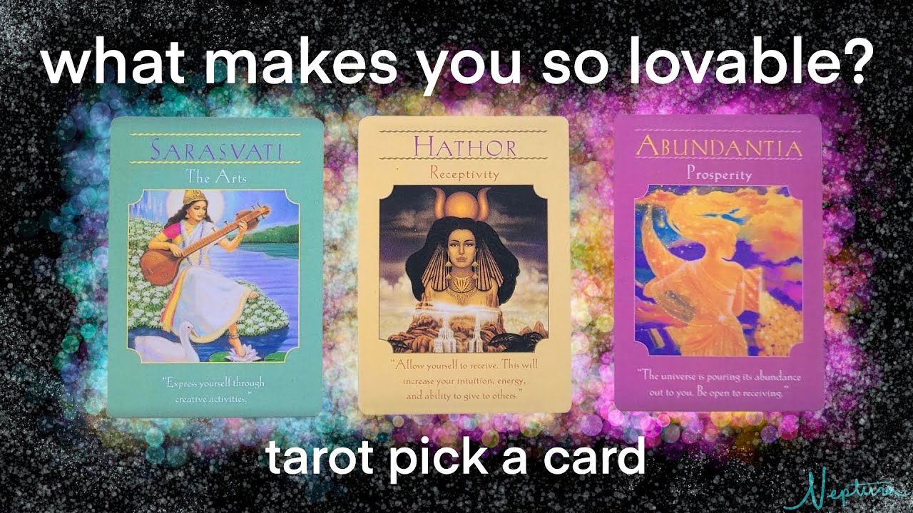 WHAT MAKES YOU SO LOVABLE? 😍❤️‍🔥🥰 TAROT PICK A CARD 🧿