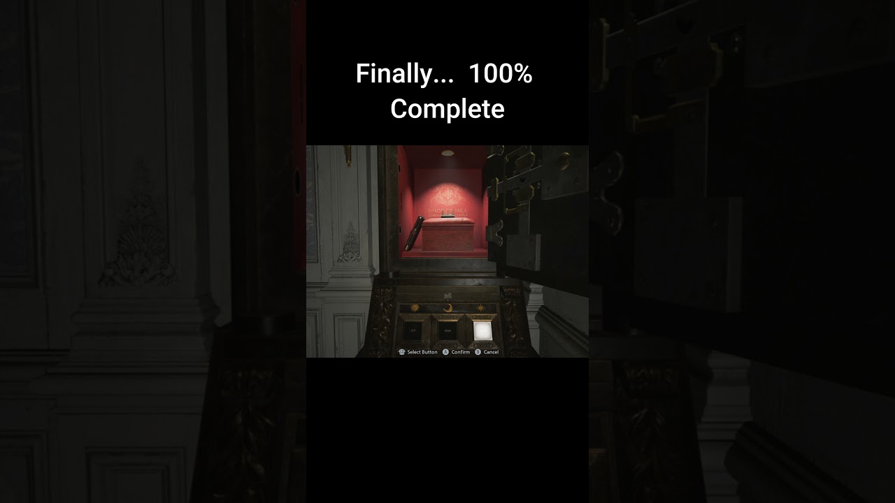 100% completion.. Never in million years I would have figured it out myself #residentevilrequiem