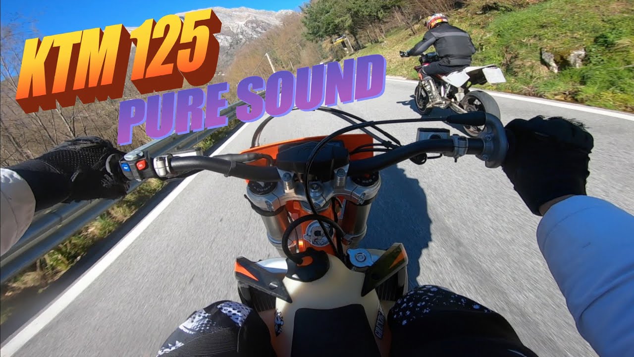 KTM 125 motard PURE SOUND + CRASH