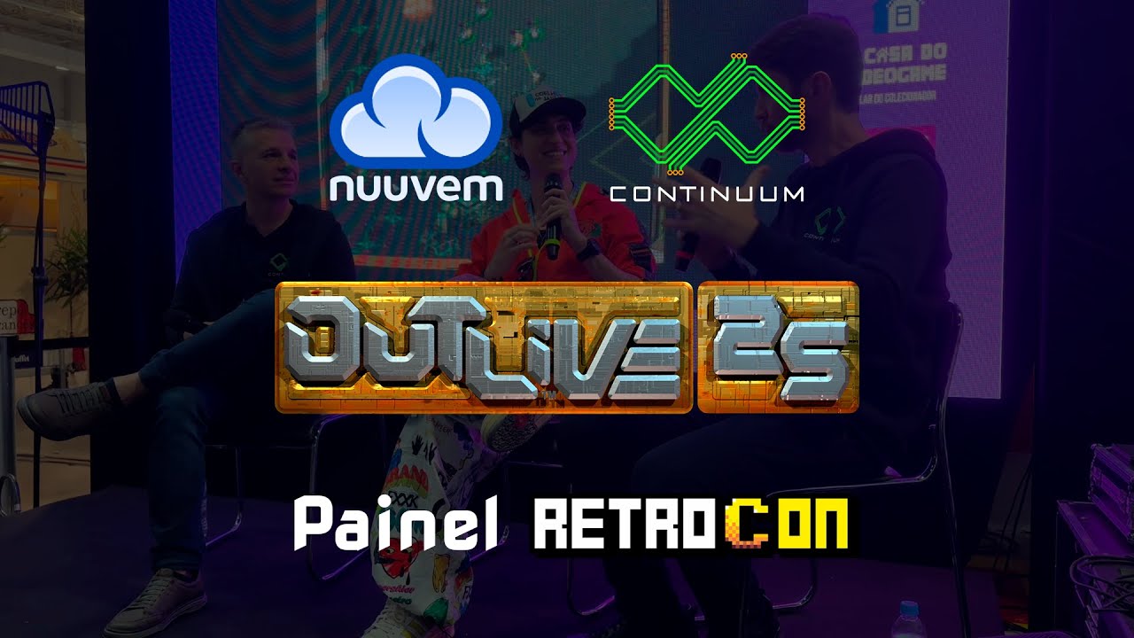 Painel Outlive 25 na Retrocon