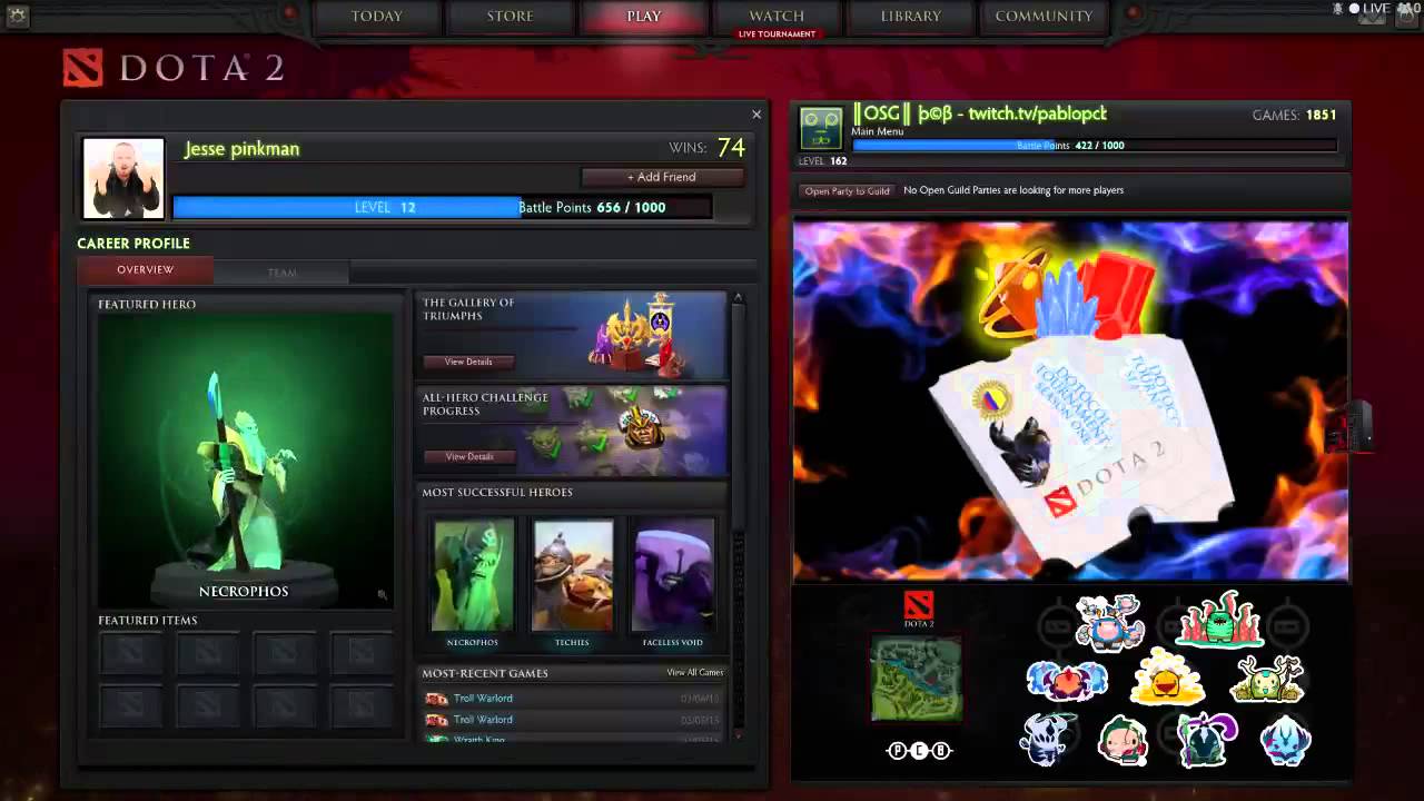 DotoCol - Tournament Season 1 / pablopcb - 2 / 2