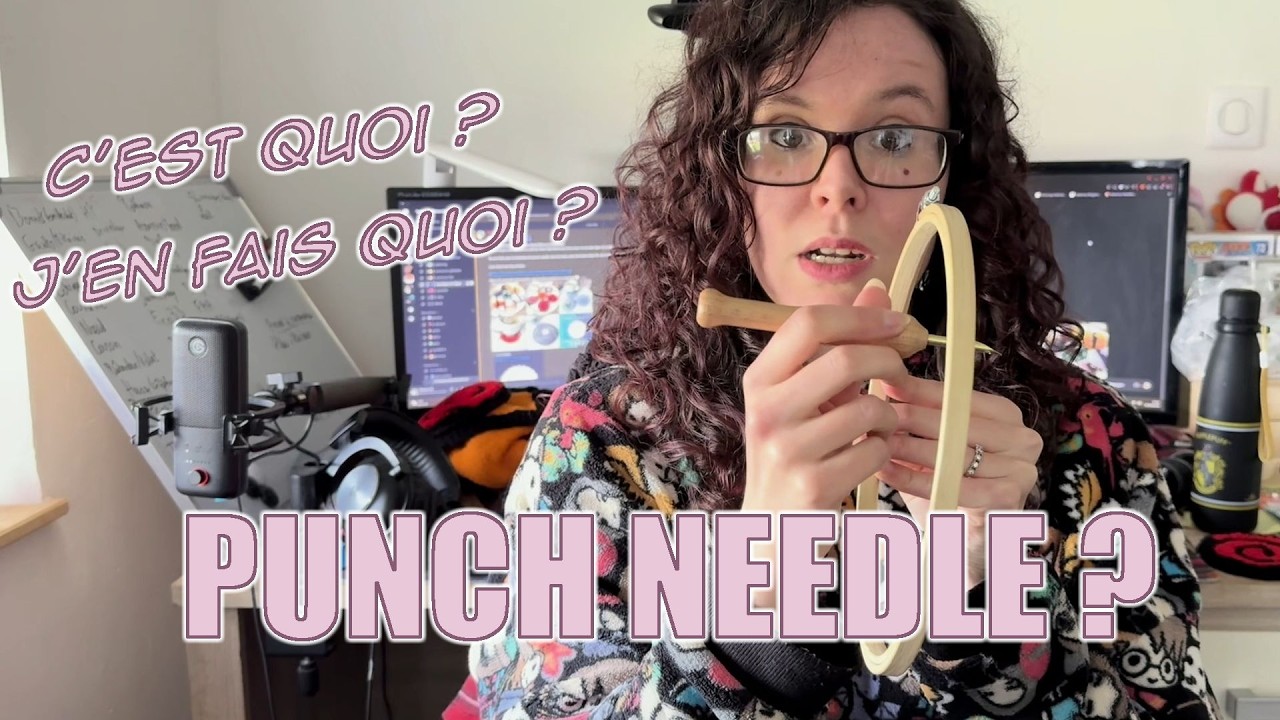 Le PUNCH NEEDLE et MOI #creation #découverte #petiteentreprise
