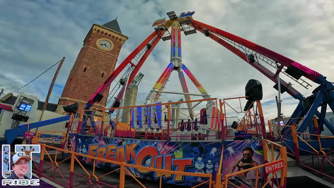 Manège MEGA SWING - Foire Saint-Romain, Rouen 2025 | Off ride