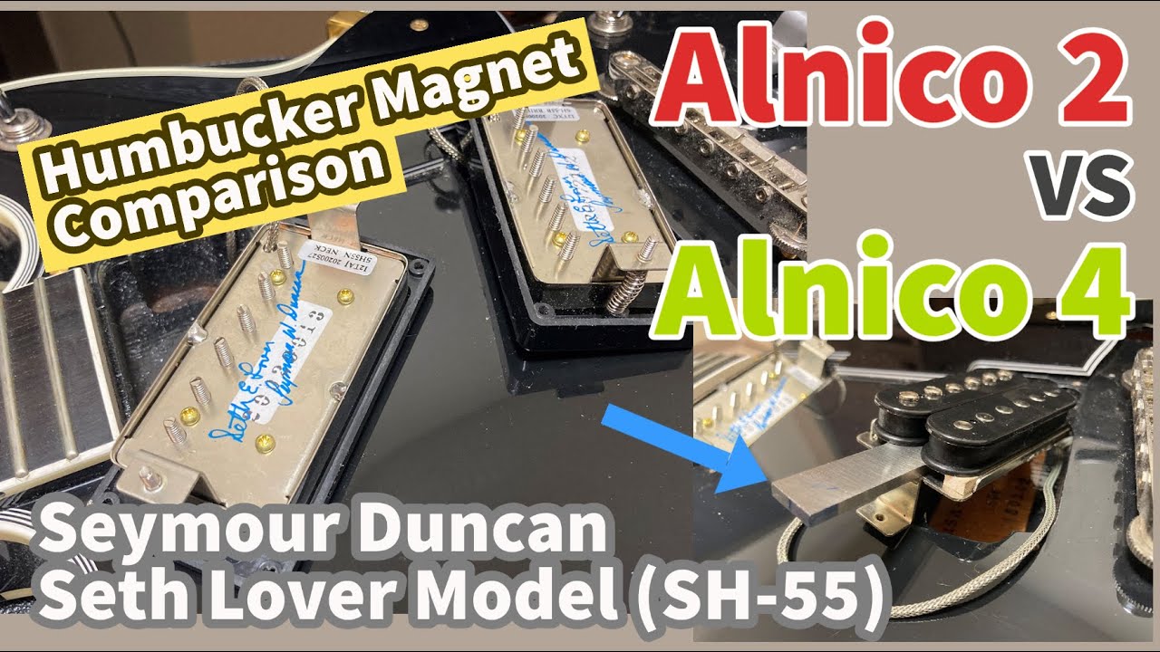 Alnico 2 vs Alnico 4 (Comparisons: Bar Magnet for Humbucker Pickups)