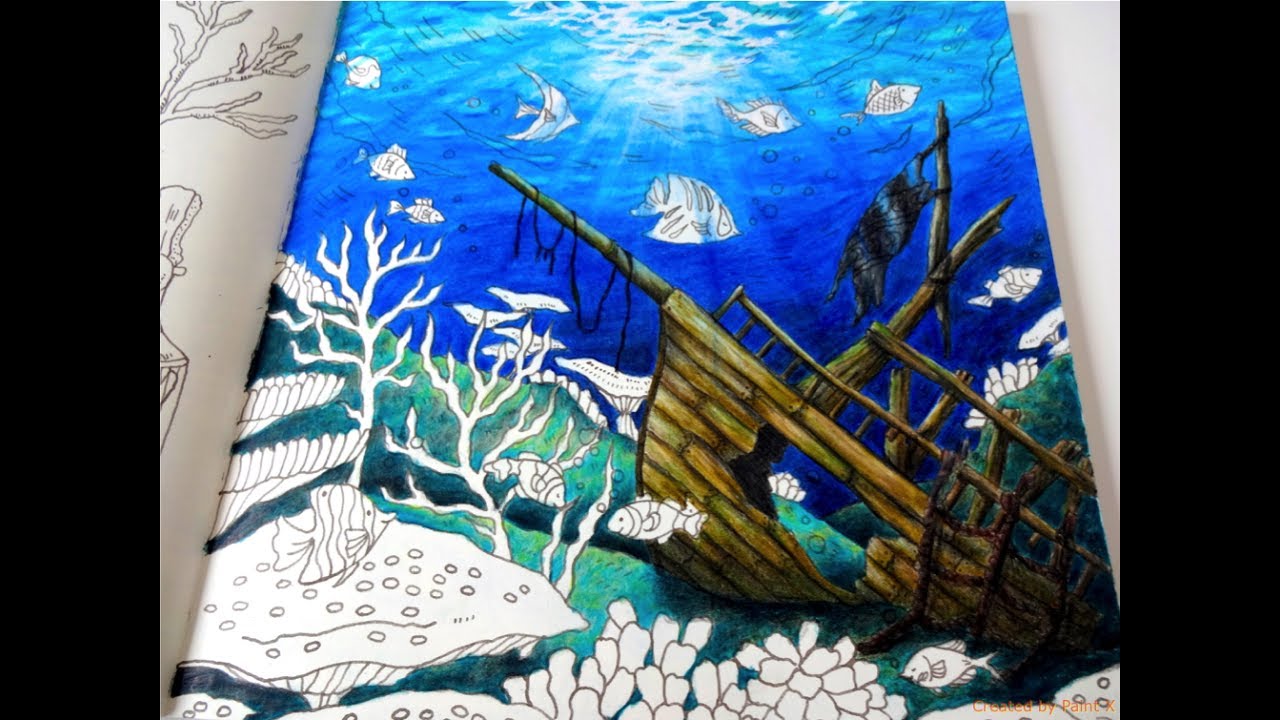ROMANTIC COUNTRY the second tale | Underwater Part 2 | color TUTORIAL | Prismacolor