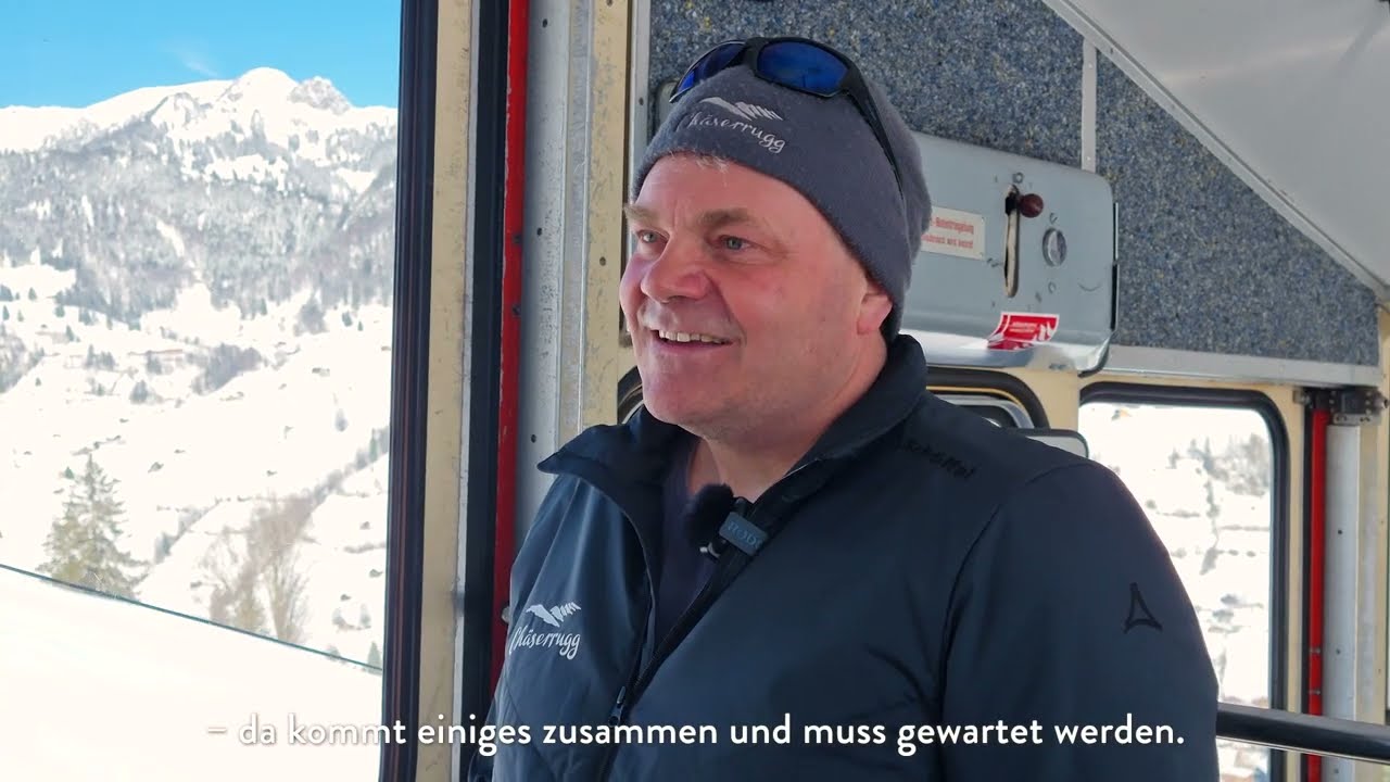 Fokusgespräch: Die letzte Fahrt mit den historischen Wagen der Standseilbahn Unterwasser - Iltios