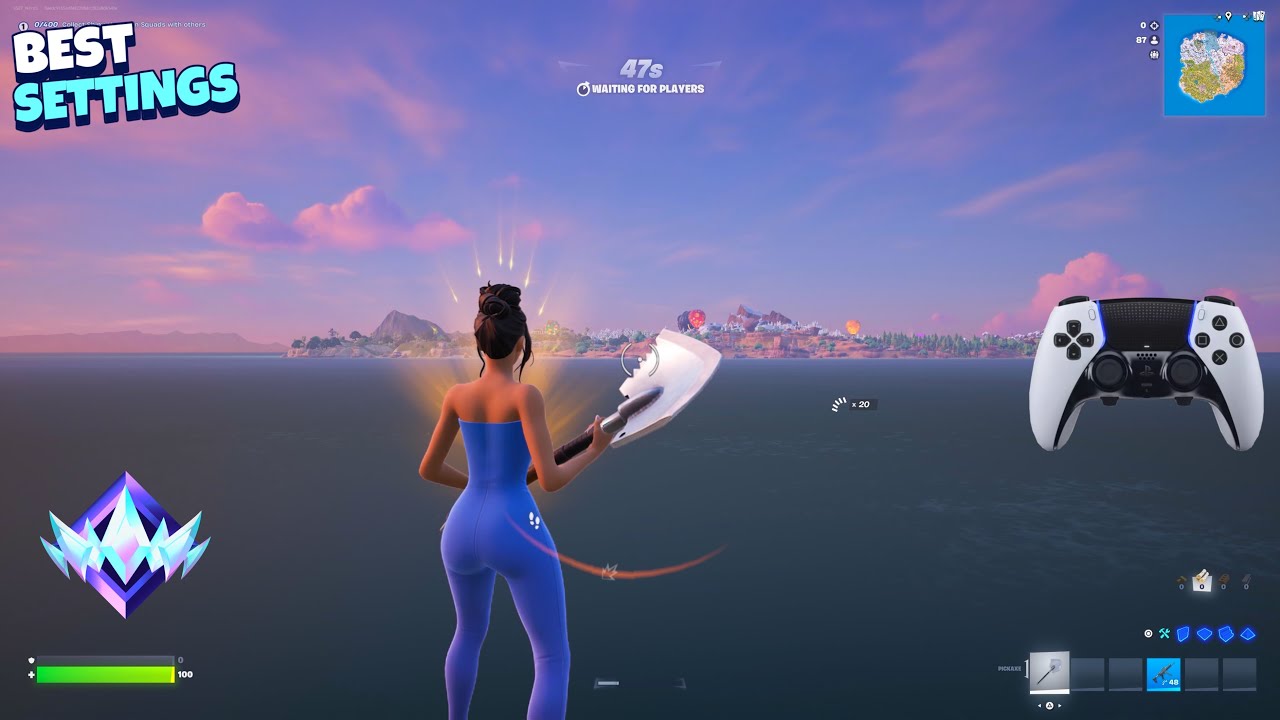 BEST Settings in Fortnite PS5 120fps Aimbot/Settings