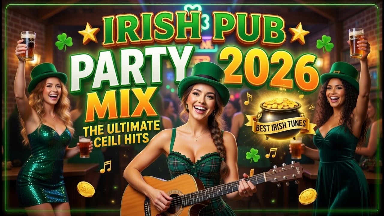🍀 1 Hour Irish Pub Music | Irish Rock Party Anthems | Drinking Songs