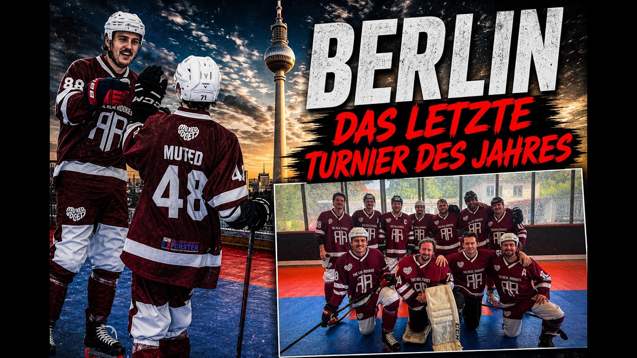 Unser letztes Turnier des Sommers... Real Rookies in Berlin 🏒🇩🇪 | Vlog 004