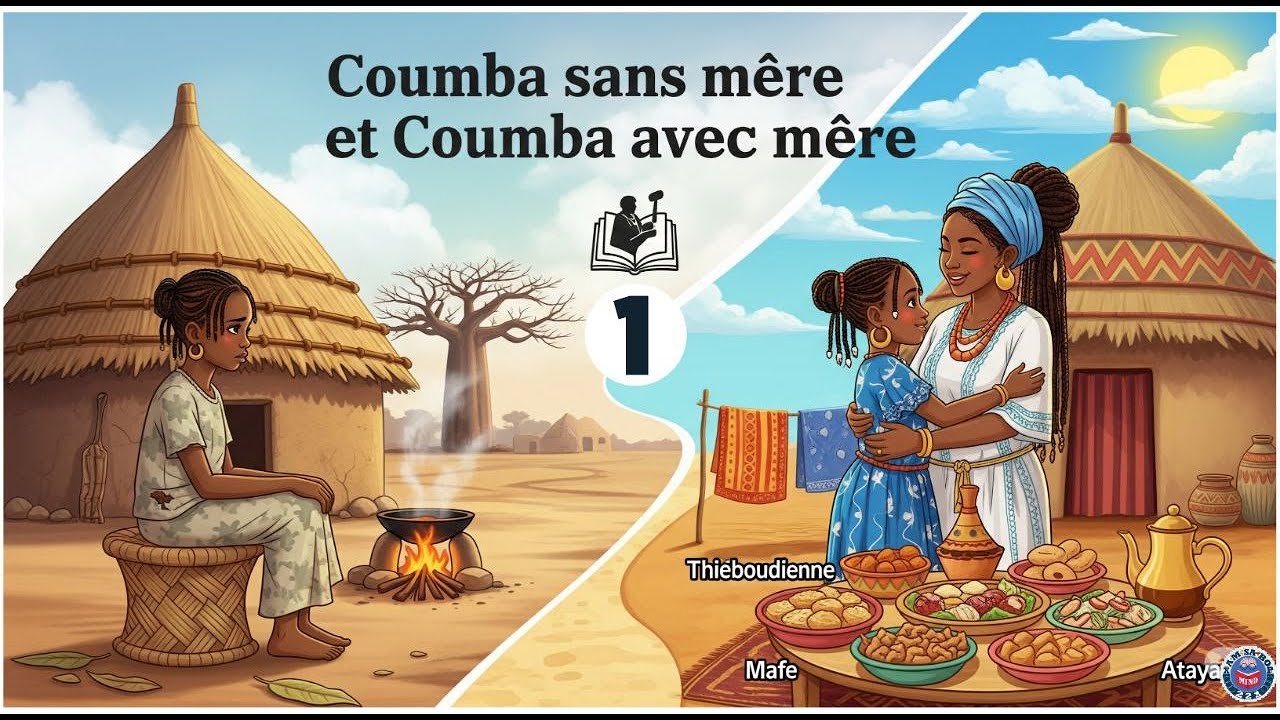 L'histoire en wolof inspirante : Coumba am Ndey ak Coumba amoul Ndey