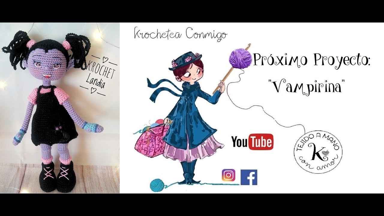 Próximo Proyecto Krochet Landia: Vampirina