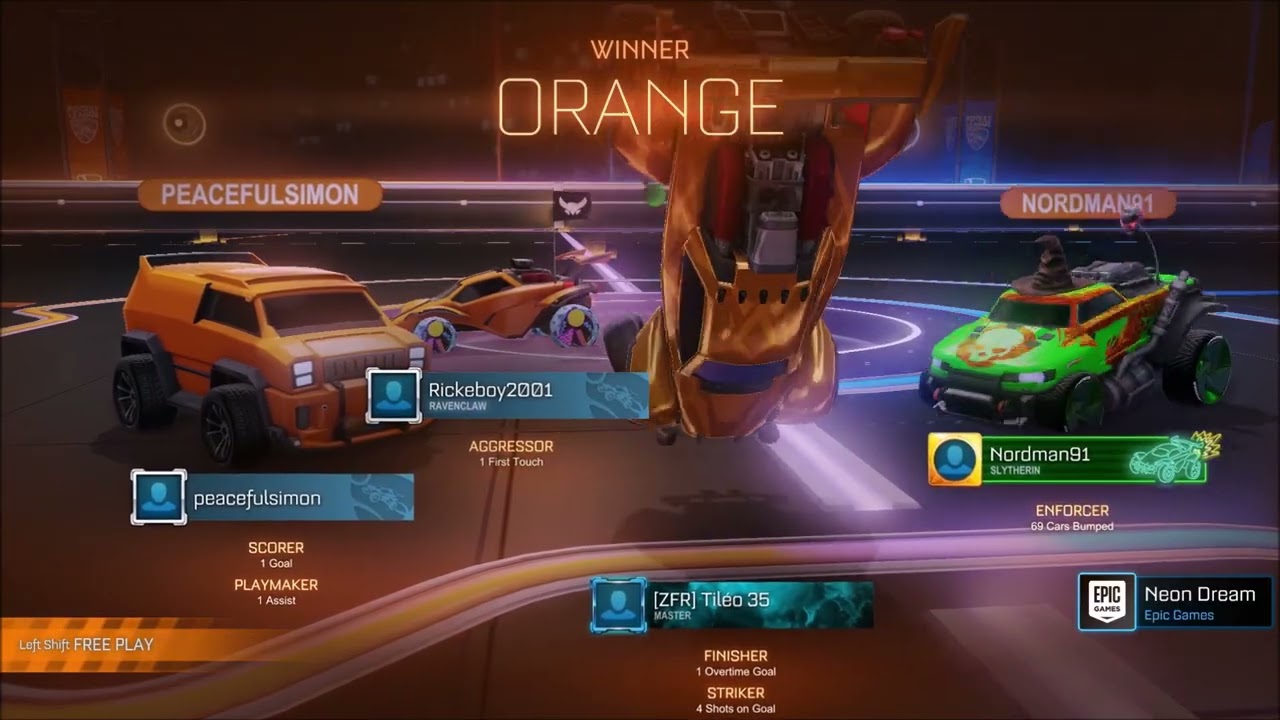 Tufft motstånd idag! | Rocket League med peacefulsimon & Nordman