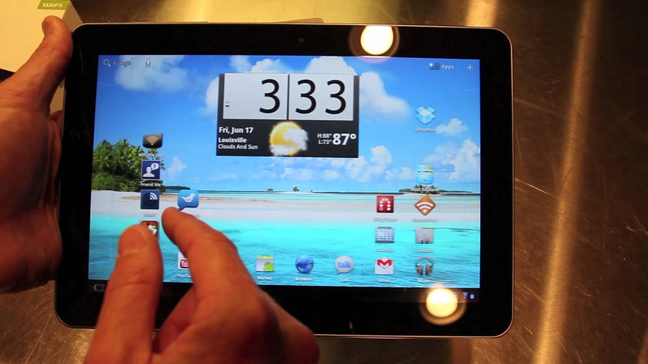 Galaxy Tab 10.1 Unboxing and Overview