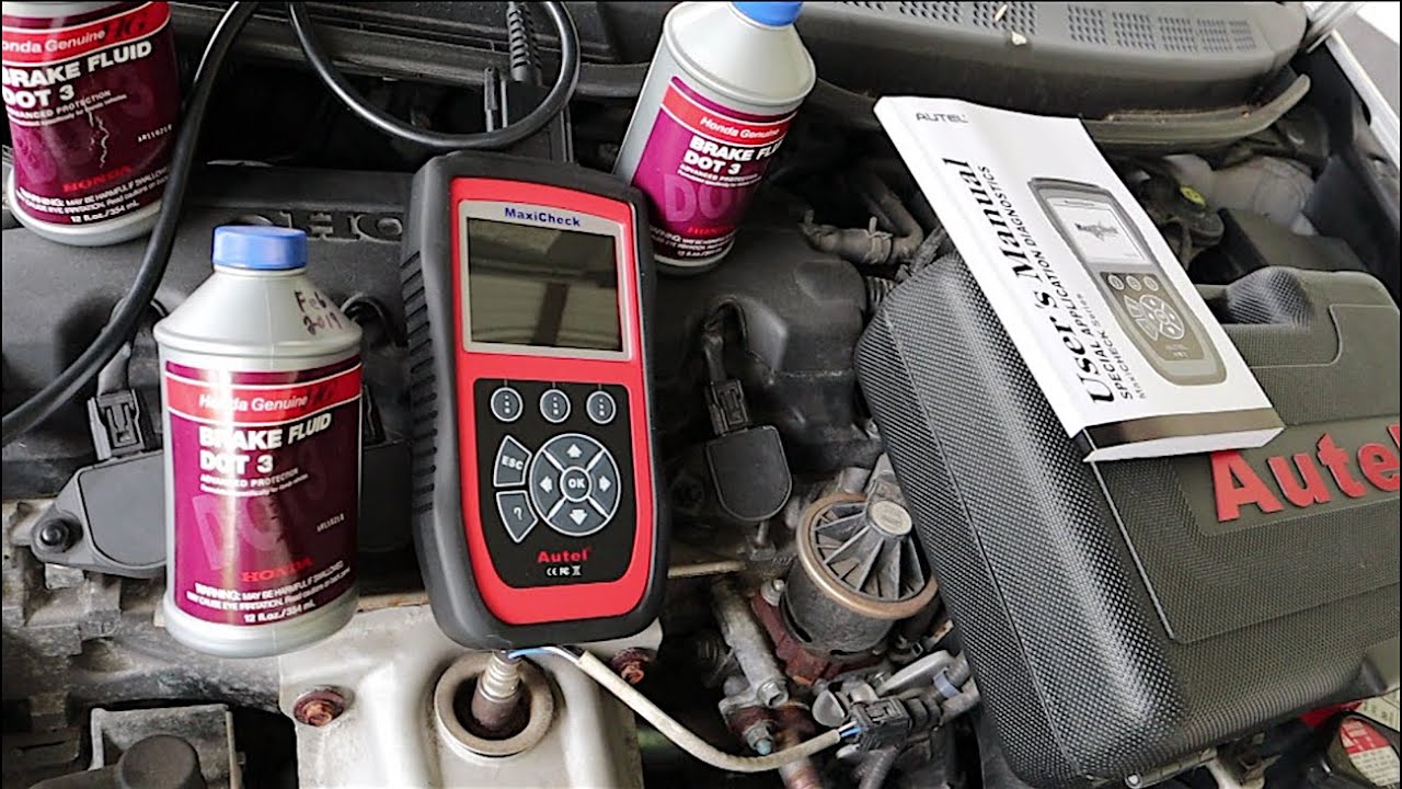 Autel MaxiCheck Pro 2008 Honda Civic Brake Bleed ABS Pump Cycle SUCCESS