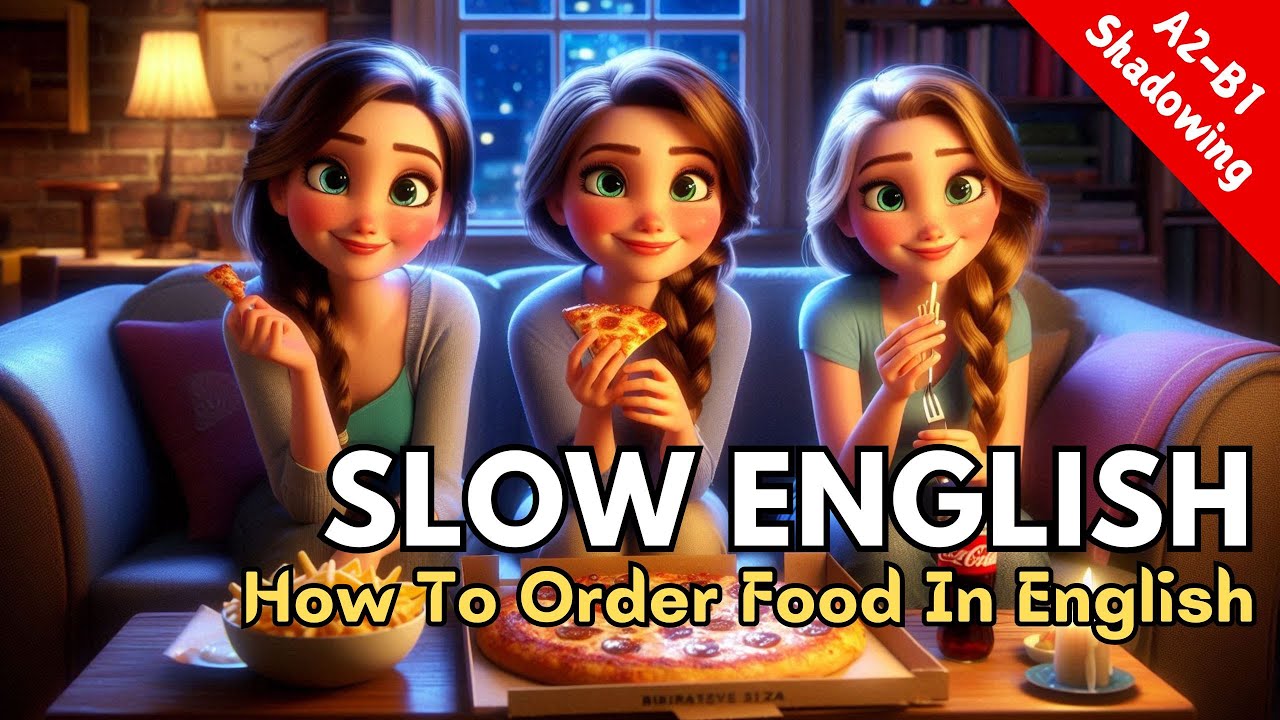 How To Order Food In English  | A2&ndash;B1 | Slow English Listening & Speaking Practice (with subtitles)