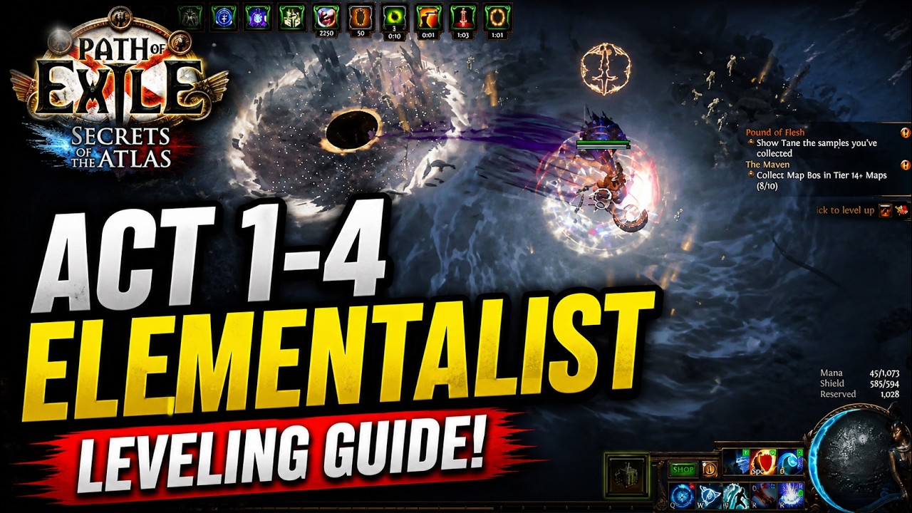 PoE 3.26 Elementalist Leveling Build MELTS Everything &ndash; Fast and Easy Progression