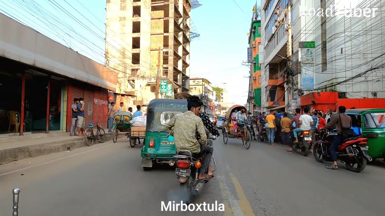 Sylhet City Tour 4K | Driving From Modina Market to Sylhet Uposhohor | Road Tuber
