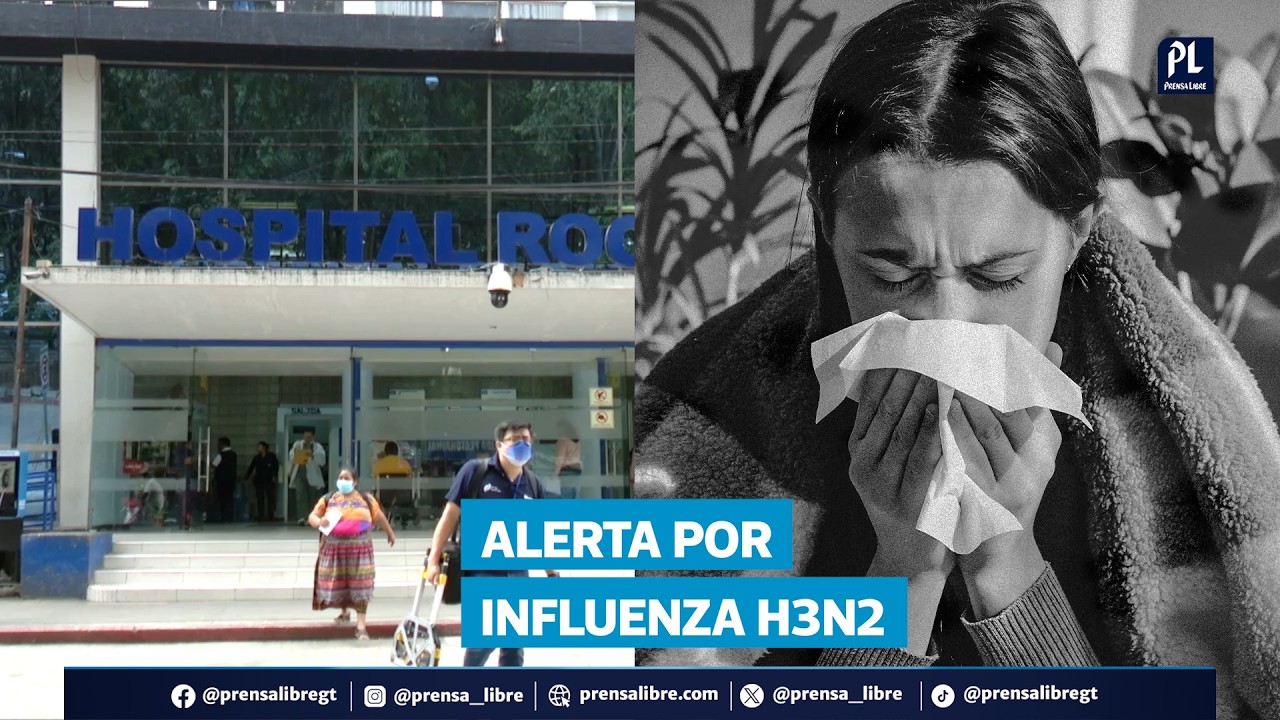 Influenza H3N2 dispara hospitalizaciones hasta 390% en Guatemala