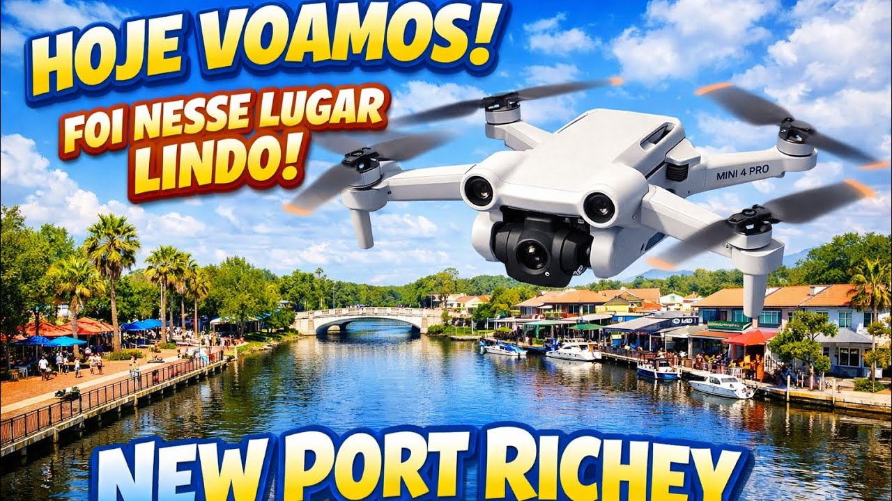 New Port Richey do alto 🚁 História rápida da cidade na Flórida