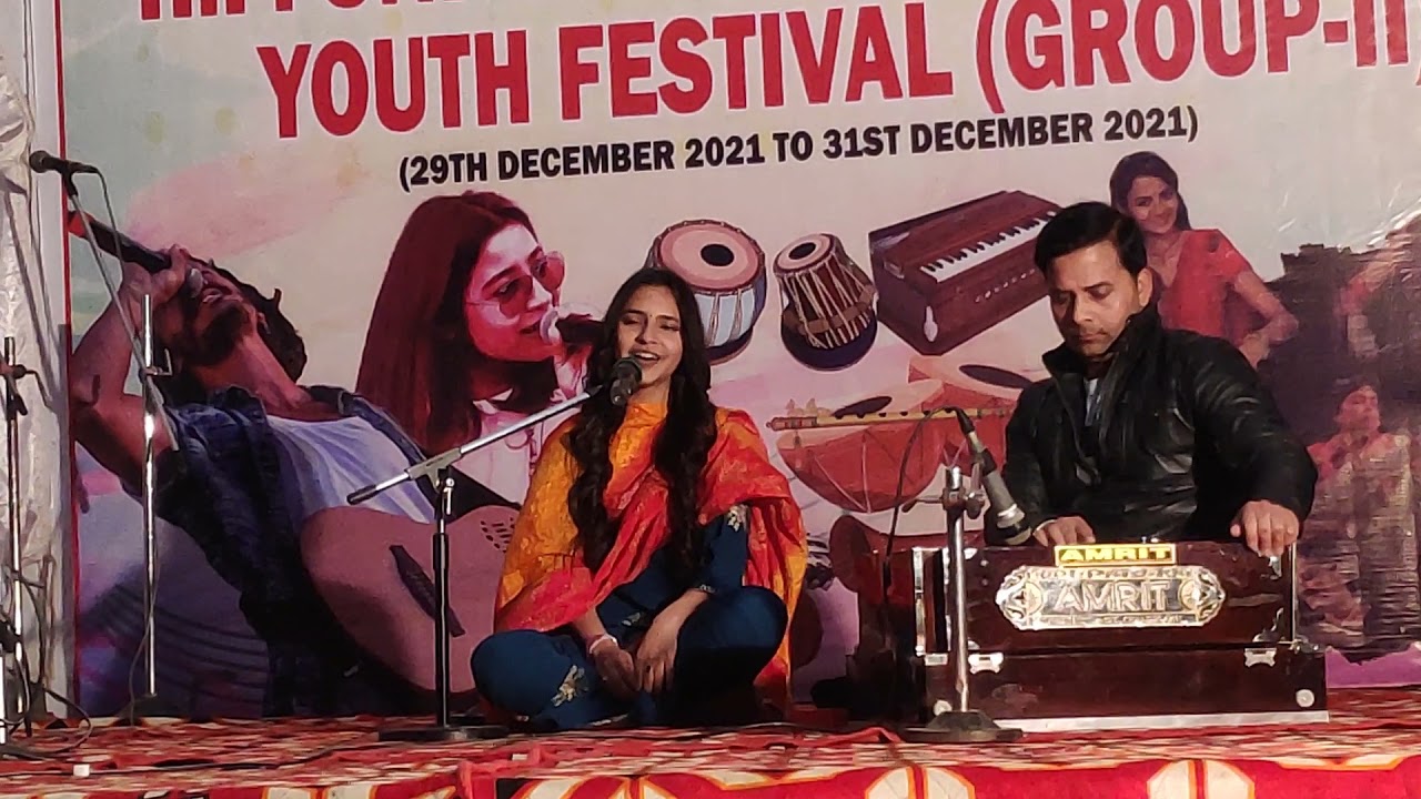 Folk Song #Youth festival - H P University Shimla #Gayatri College of Edu.Sunder Nagar 30.12.21