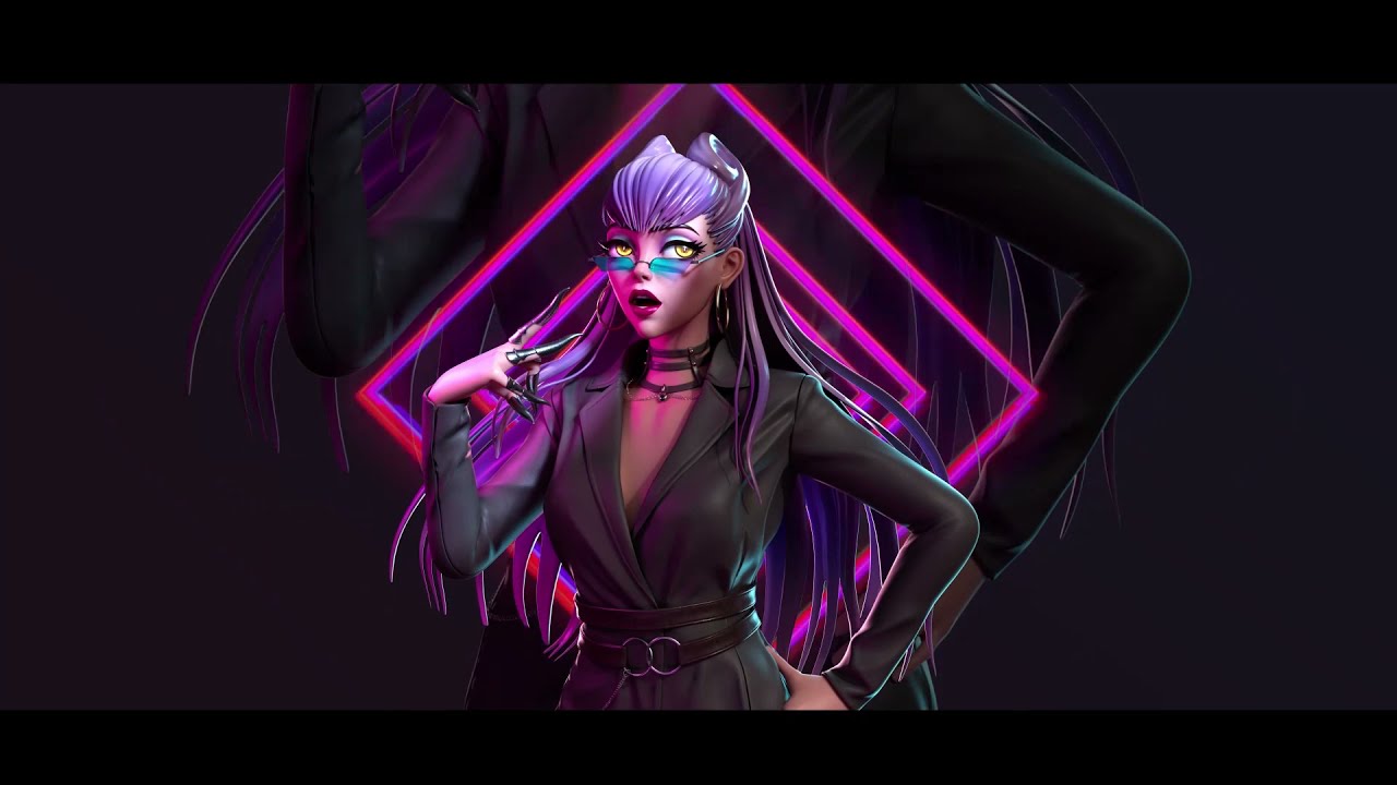 風格化角色《Evelynn》模型制作全流程