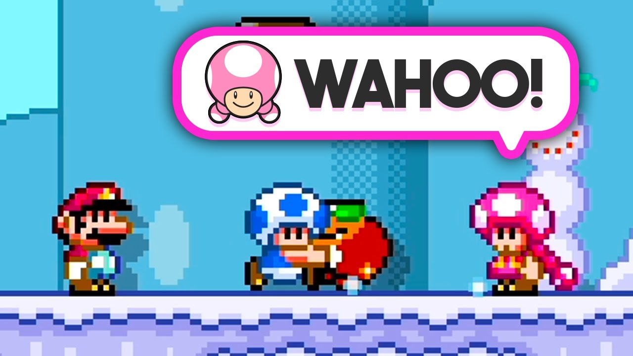 Uh... Am I interrupting something here? (Mario Maker VS)