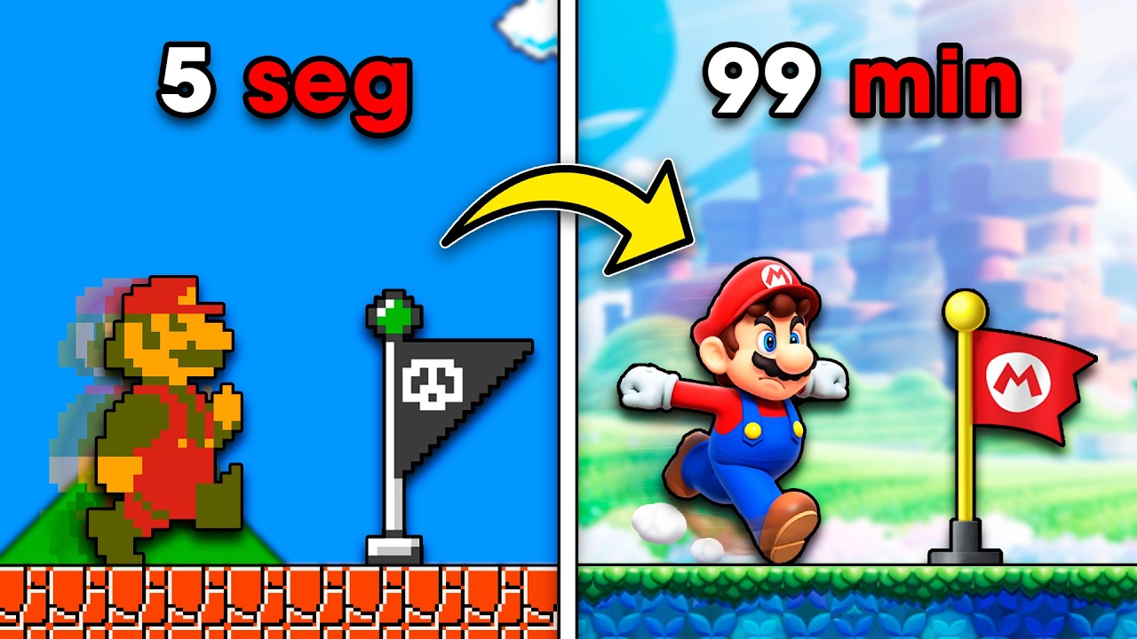 &iquest;Qu&eacute; tan R&Aacute;PIDO puedes ENCONTRAR un CHECKPOINT en cada juego de MARIO?