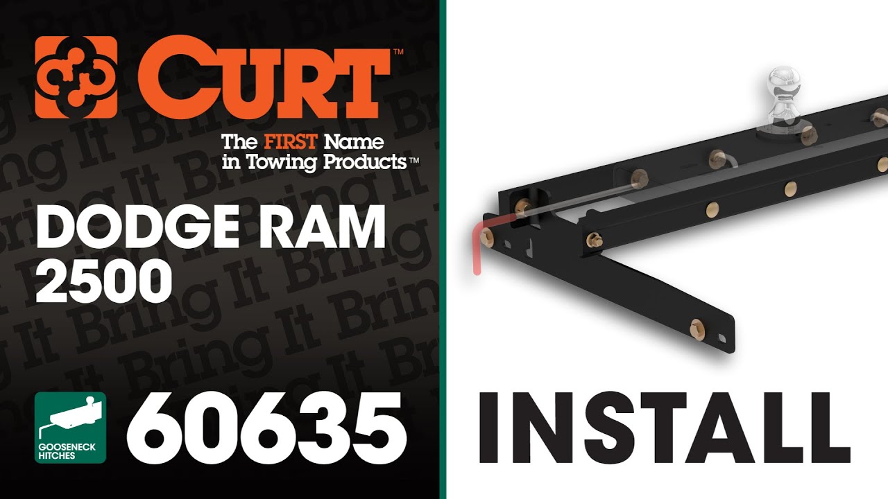 Gooseneck Hitch Install: CURT 60635 with 60607 on Dodge Ram 2500