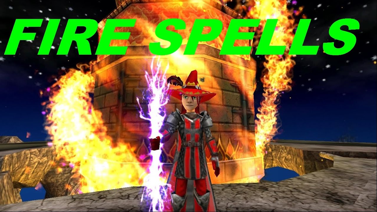 Wizard101- All Fire Spells 1-88 + King Artorius