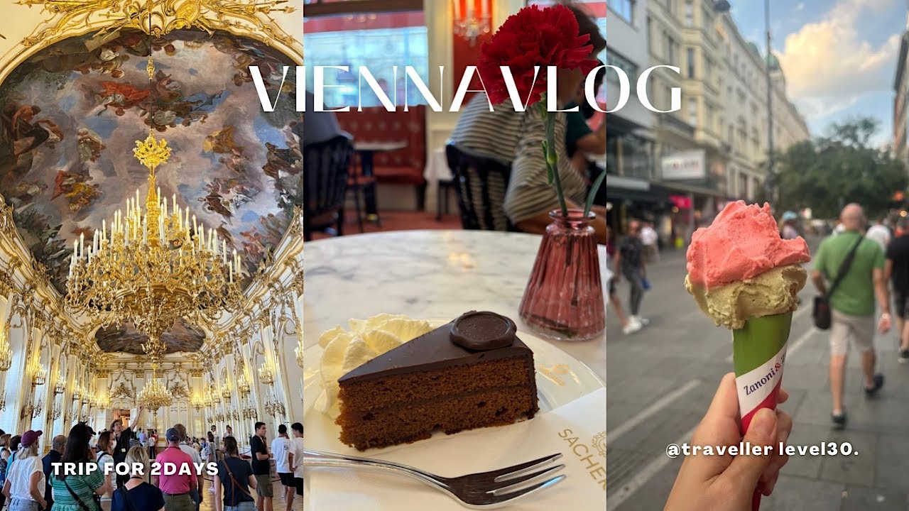 【vlog】ウィーン旅行🇦🇹２日間で満喫🎼世界一美しいカフェ/美女と野獣のモデルとなった図書館/カフェ巡り/モーツァルトも訪れたレストラン/ローカルグルメ/シェーンブルン宮殿/オーストリア旅行