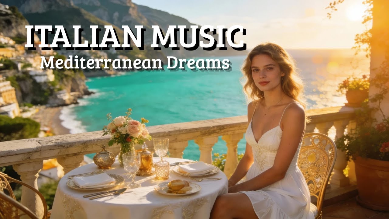 Italy Relaxing Instrumental 🎶 Soothing Italy Music for Sleep Study Amalfi Coast & Como