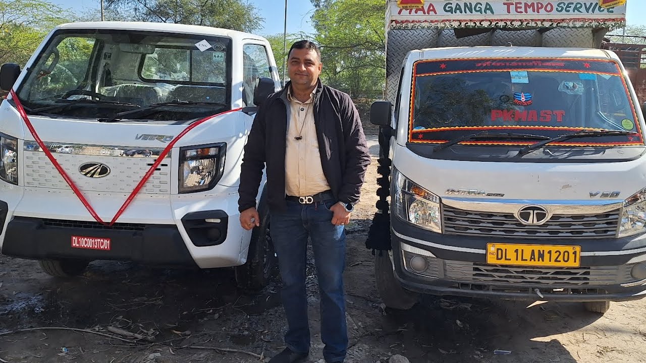 Veero vs Intra - Mahindra Veero cng Vs Tata Intra V20 | veero VS intra compression