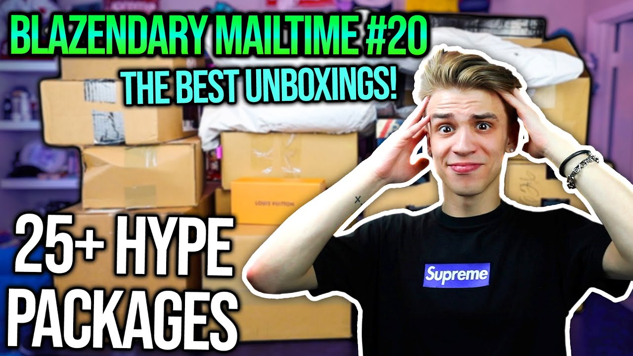 Unboxing 25 of the BEST Hypebeast Packages! (STREETWEAR/Supreme,Nike, FashionNova HAUL) Mailtime #20