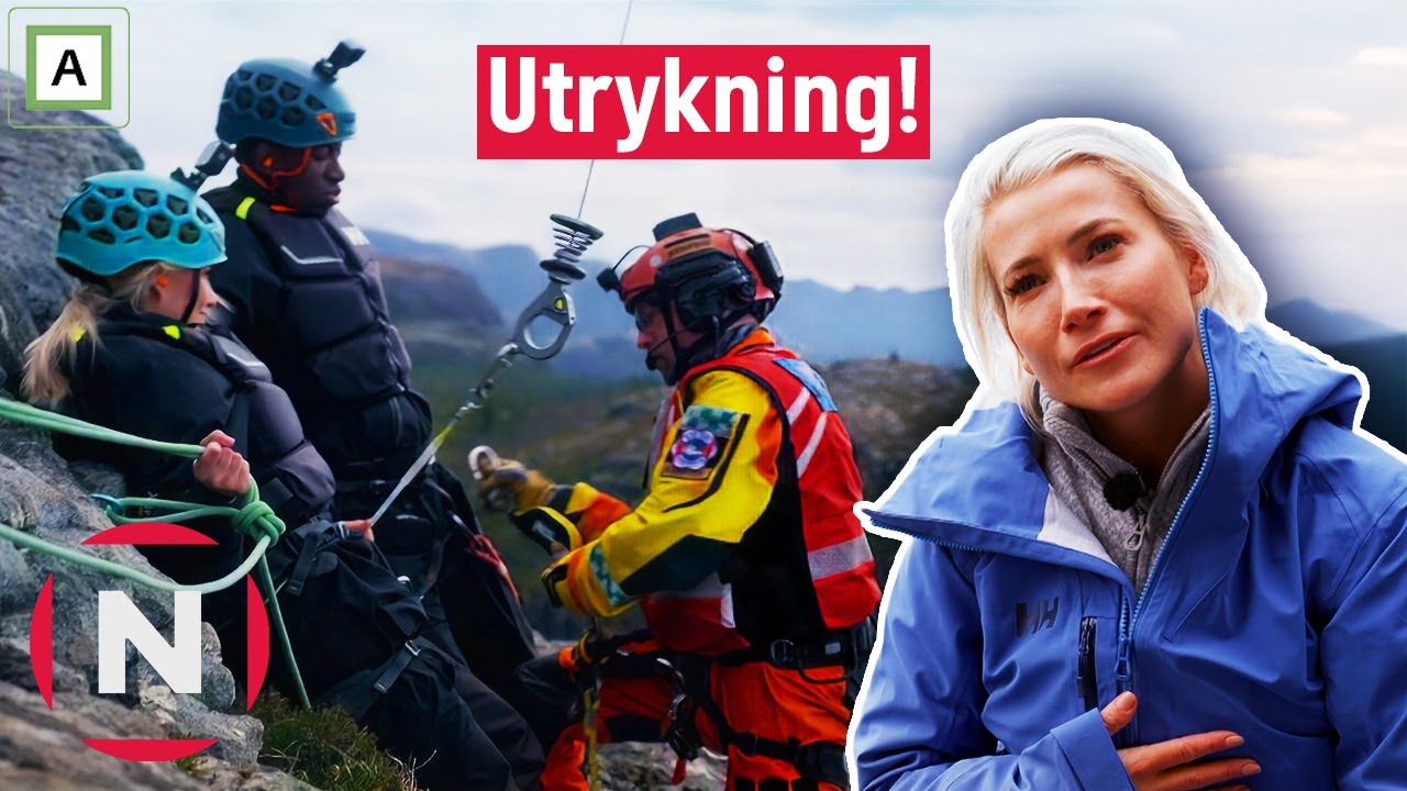 Hedvig Glestad må bli hentet av redningshelikopter! |  71° nord - Norges tøffeste kjendis | TVNorge