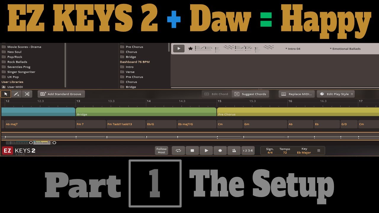 Конвертируйте песню EZ Keys 2 в Daw для максимального удовольствия