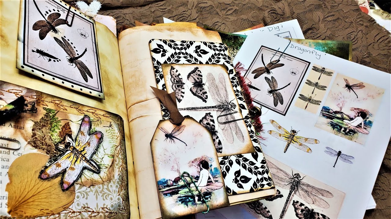 Junk Journal 10 Brand New Digital Printable Sets! & Tips on How to Use Digikits The Paper Outpost :)