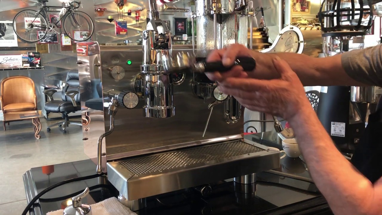 Spring lever brewing