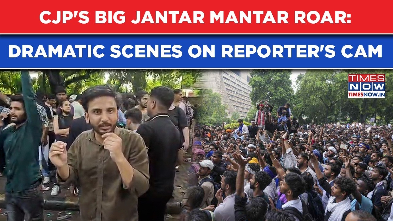 Cockroach Janta Party's Big Jantar Mantar Roar: Never Seen Before Protest Scenes On Reporter's Cam