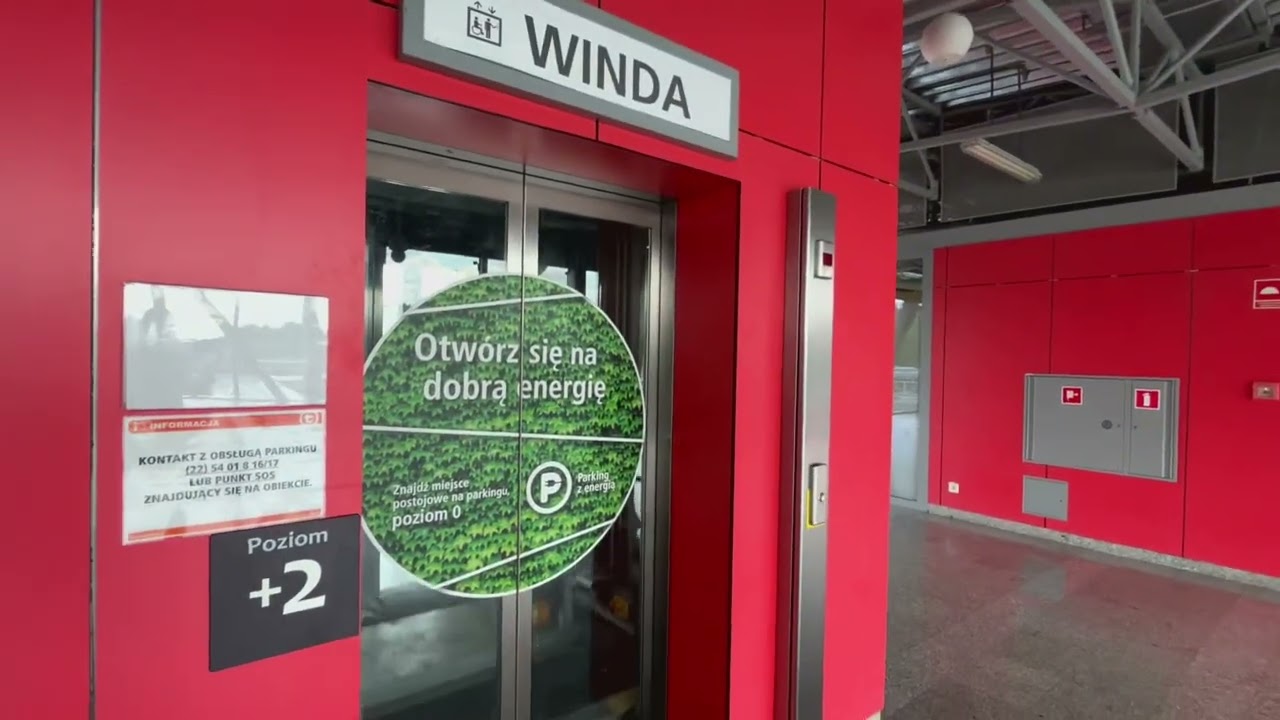 3x Winda OTIS // Parkuj i jedź Młociny