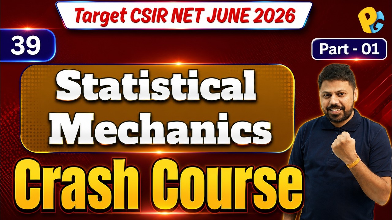Complete Thermodynamics | Crash Course CSIR NET June 2026 | Full Syllabus Revision