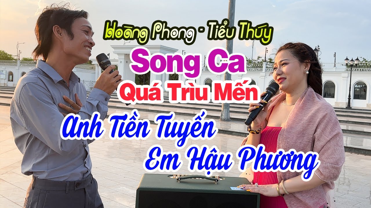 Tiểu Tuấn Vũ - Tiểu Giao Linh Song Ca Quá Trìu Mến Ở Công Viên - Anh Tiền Tuyến Em Hậu Phương